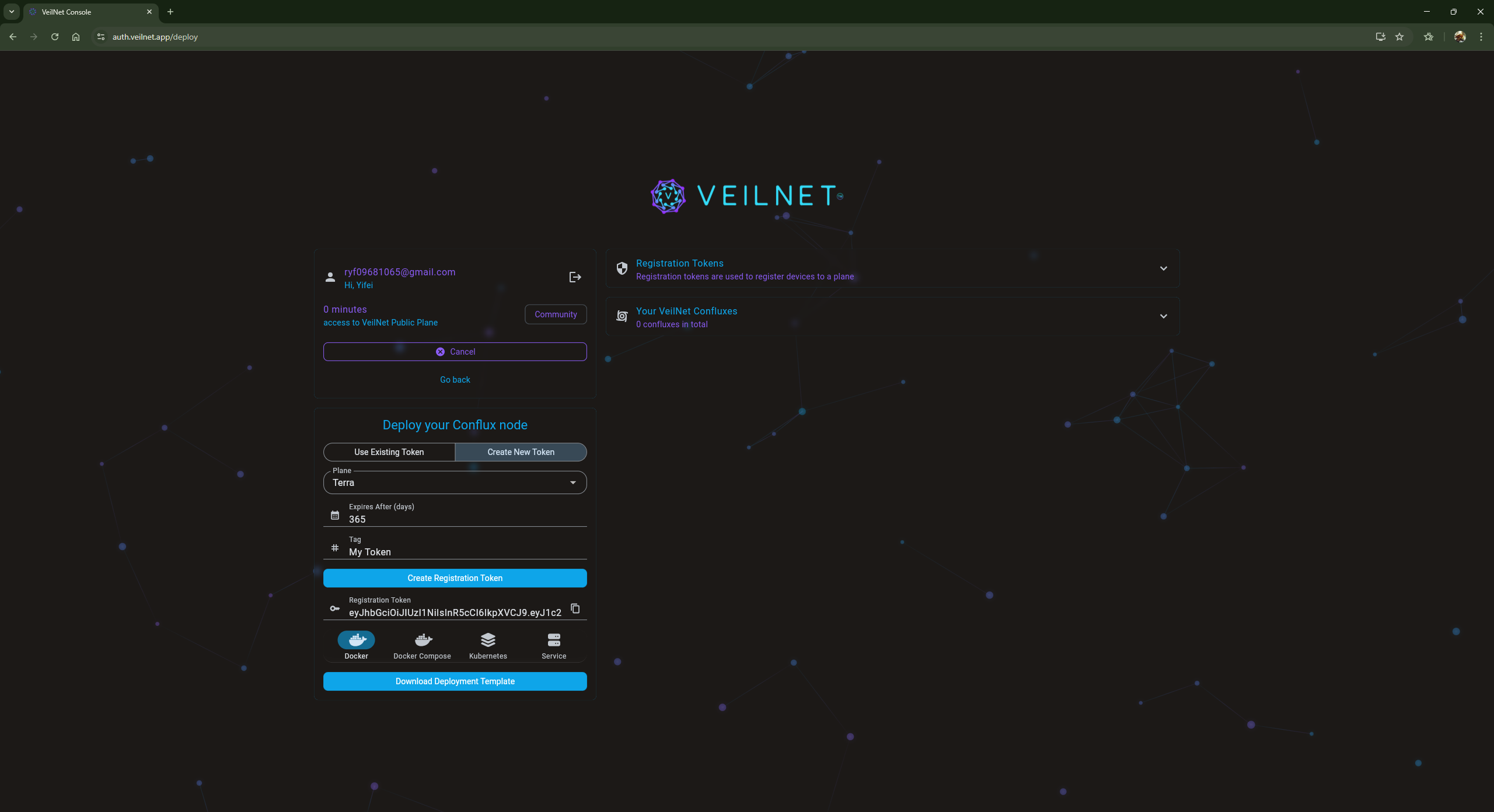 Deploy New Conflux Node